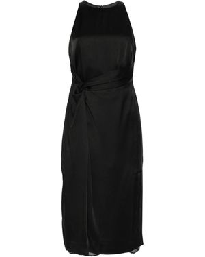 Rohe Twist-Detail Sleeveless Midi Dress - Black