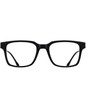 Matsuda Rectangle-Frame Glasses - Metallic