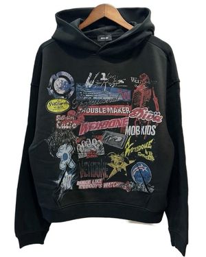 we11done Pieces Hooded Hoodie - Black