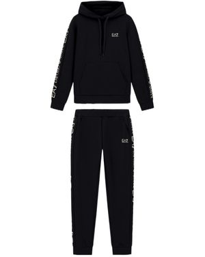 EA7 Long-Sleeved Sportswear Suit - Black
