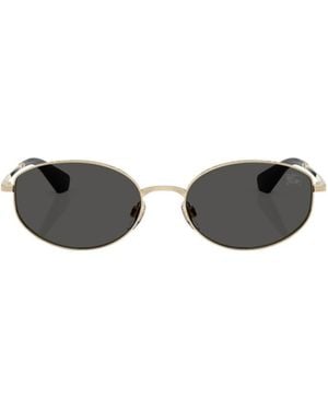 Burberry Eyewear Round Frame Sunglasses - White