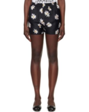 Moschino Elastic Waist Shorts - Black