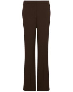 Marella Pleated Casual Pants - Brown