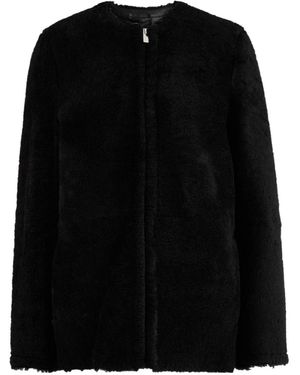 TOTEME Shearling Coat - Black