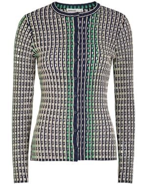 Jonathan Simkhai Mabel Textured Cut-Out Knit Top - Black