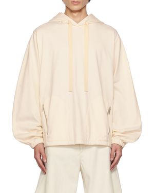 Jil Sander Pull Rope Hooded Jumper - Natural