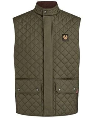 Belstaff Quilted Gilet Jacket - Green