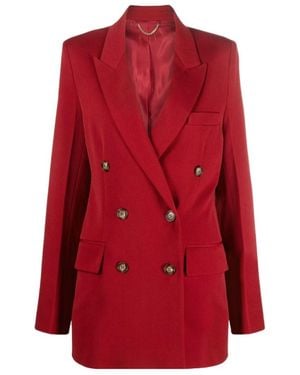 Victoria Beckham Blazers - Red