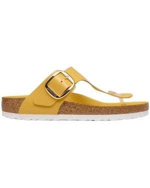 Birkenstock Gizeh Big Buckle Sandals - Yellow