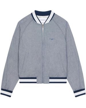 Givenchy Striped Blouson - Blue