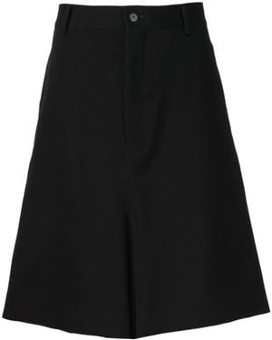 Comme des Garçons Comme Des Garçons Homme Plus Wide-Leg Shorts - Black