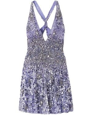 Jenny Packham Casual Ombre Mini Dress - Blue
