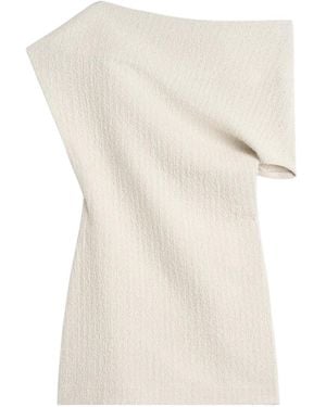 TOTEME One-Shoulder Top Ecru - White