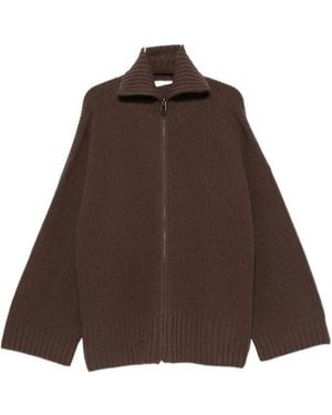 Frankie Shop Long-Sleeve Cardigan - Brown