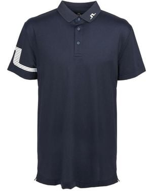 J.Lindeberg Short-Sleeved Polo Shirt - Blue