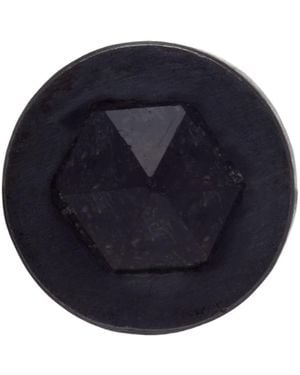Parts Of 4 Single Herkimer Spike Ear Stud - Blue