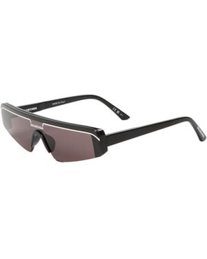 Balenciaga Rectangle Logo Sunglasses - White