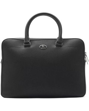 Burberry Knight Stamp Briefcase - Black