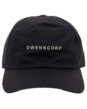 Rick Owens Logo Embroidered Baseball Cap - Blue