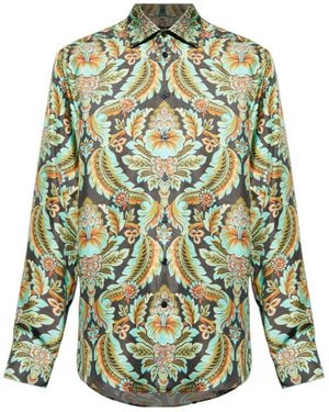Etro Long Sleeve Shirt - Green