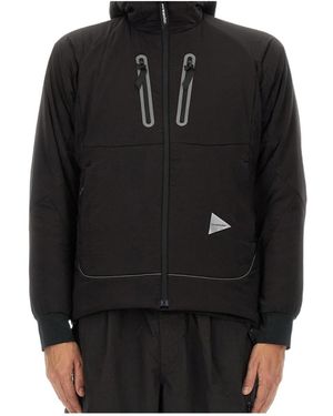 and wander Alpha Air Jacket - Black