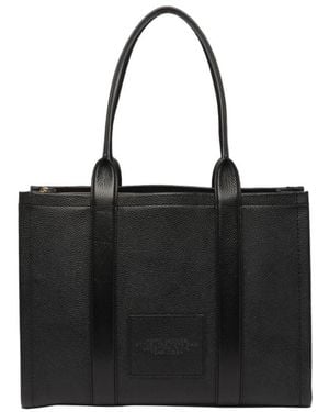Marc Jacobs Medium The Leather Tote Bag - Black