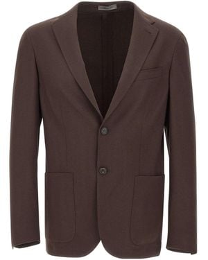 Corneliani Patch-Pocket Blazer - Brown