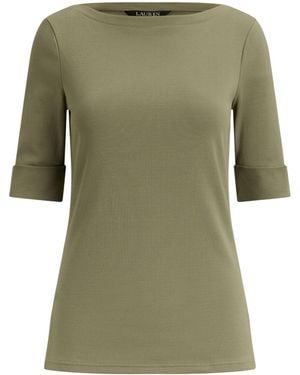 Ralph Lauren Comfortable Versatile Casual T-Shirt - Green