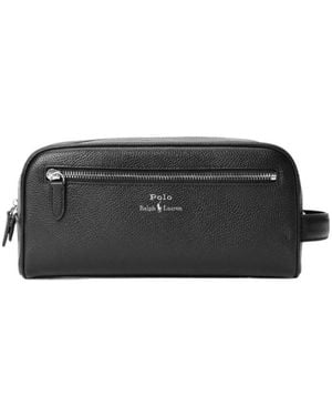 Polo Ralph Lauren Zippered Toiletry Bag - Black