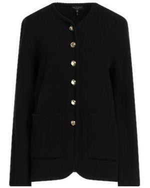 Rag & Bone Medium-Thick Knit Cardigan - Black