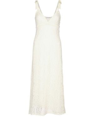 Dior Iviera Long Flared Dress - White