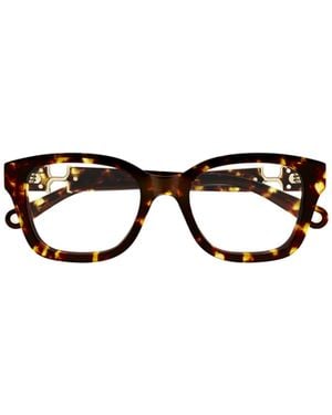 Chloé Chloé Eyewear Square-Frame Glasses - White