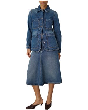 Soeur Denim Jacket - Blue