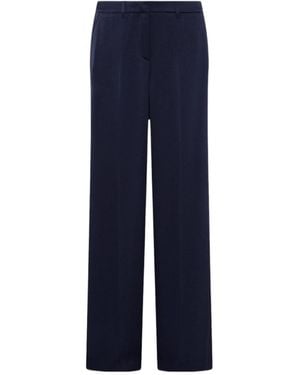Marella Casual Trousers With Belt Loops - Blue