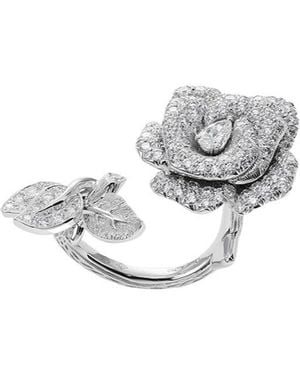 Dior Medium Rose Bagatelle Ring - White