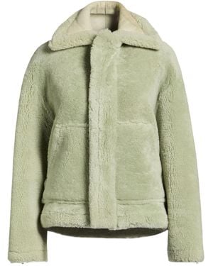 Jacquemus Minimalist Long-Sleeve Coat - Green