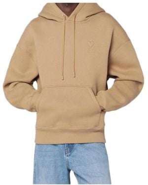 Ami Paris Long-Sleeved Sweatshirt - Blue