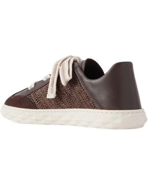 Jimmy Choo Lace-Up Trainers - Brown