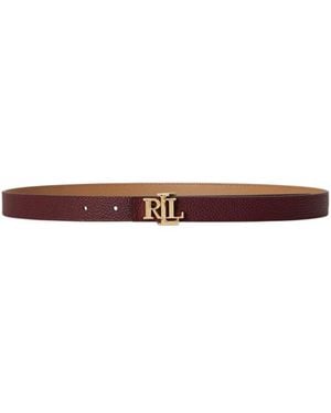 Ralph Lauren Reversible Leather Belt - White