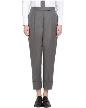 Thom Browne Super 120S Trousers - Grey