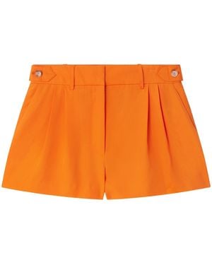 Stella McCartney Short Court À Pinces - Orange