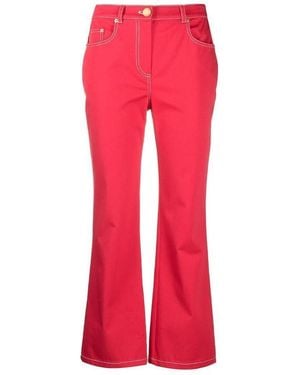 Moschino Boutique Flared Cropped Jeans
