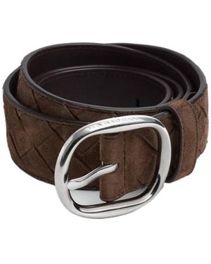 Bottega Veneta Intrecciato Belt - Black