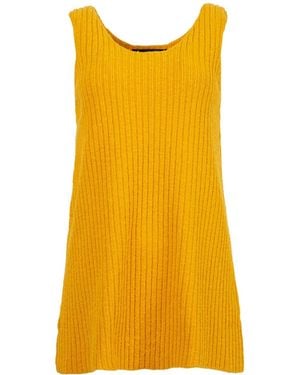 Proenza Schouler Sleeveless Bouclé Top - Yellow