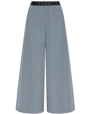 Marni Logo-Band Pants - Blue