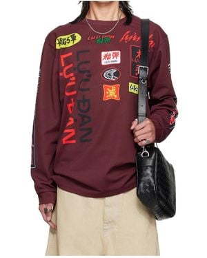 Lu'u Dan Oversized Long-Sleeved T-Shirt - Red