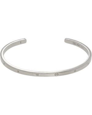 Maison Margiela Number Reference Cuff Bracelet - White