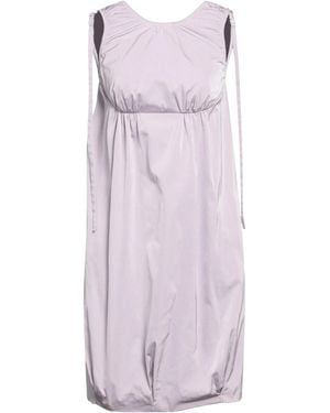 Sportmax Sleeveless Crew Neck Balloon Dress - Purple