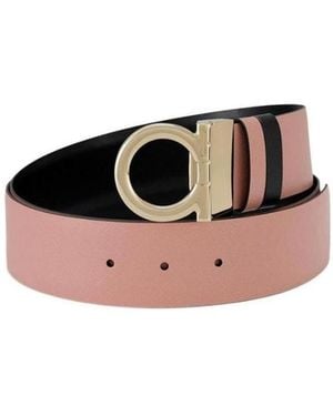 Ferragamo Logo Belt - Pink