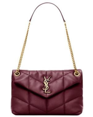 Saint Laurent Puffer Small - Purple